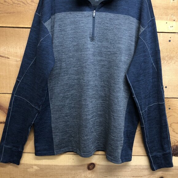 KUHL Ryzer 1/4 Zip Long Sleeve Pullover Mens Size 2XL Midnight Outdoors Hiking - Picture 4 of 10